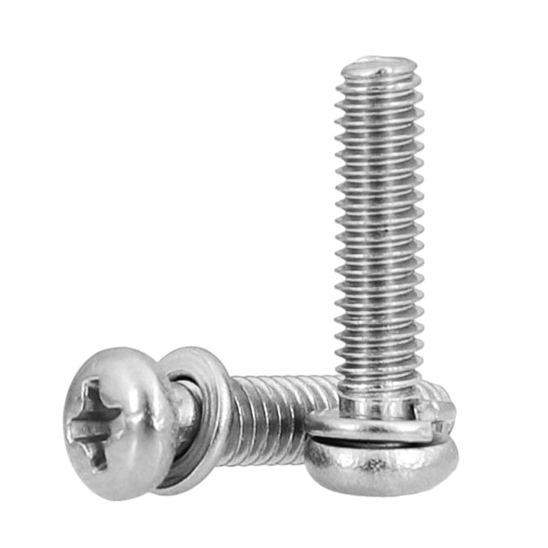 M1-M3 Pan Head Phillips βίδα από ανοξείδωτο χάλυβα με μικροβίδα πλυντηρίου ελαστικών GB9074