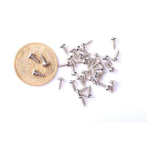 Προσαρμοσμένο μεγέθους Slotted Phillips Torx Hex Socket Square M0.6-M3 Ηλεκτρονικό Μικροβίδα από ανοξείδωτο χάλυβα