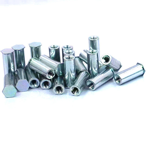 Μεσαίο χάλυβα άνθρακα Hex Socket Expansion Head River Nut M0.6-M3 Για παιχνίδια Εξαιρετικό