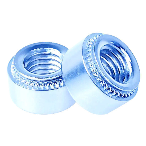 Κίνα Κατασκευή Προμηθευτής Στροφή Swage Nut River Nut M0.6-M3 Μπλε κράμα χαλκού για τη βιομηχανία