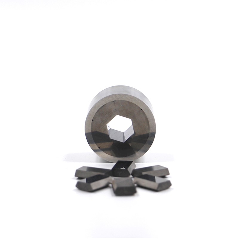 Τμηματισμένη Hex Die Wear Ανθεκτικό στη θερμική κόπωση για ανοξείδωτο χάλυβα άνθρακα Ψυχρή θερμή σφυρηλάτηση Αντικατάστατες μονάδες Εύκολη συντήρηση