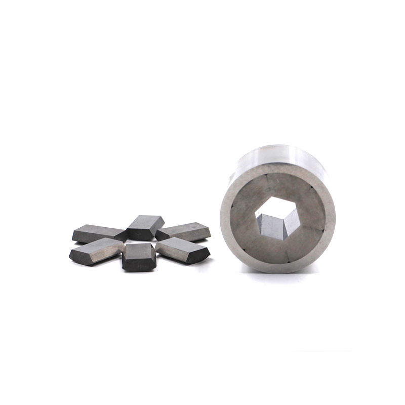 Τμηματισμένη Hex Die Wear Ανθεκτικό στη θερμική κόπωση για ανοξείδωτο χάλυβα άνθρακα Ψυχρή θερμή σφυρηλάτηση Αντικατάστατες μονάδες Εύκολη συντήρηση