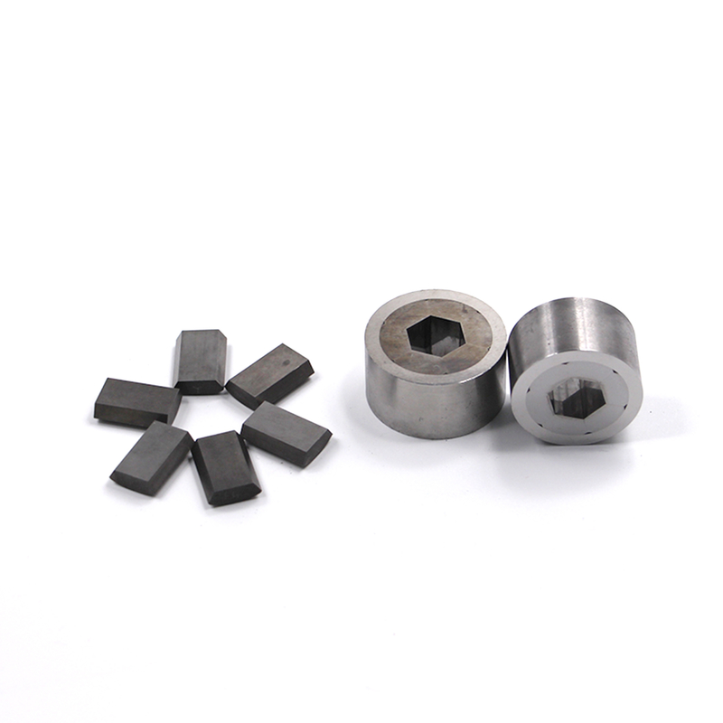 Τμηματισμένη Hex Die Wear Ανθεκτικό στη θερμική κόπωση για ανοξείδωτο χάλυβα άνθρακα Ψυχρή θερμή σφυρηλάτηση Αντικατάστατες μονάδες Εύκολη συντήρηση