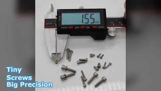 Micro Screws M0,5 M3 Precision Inox