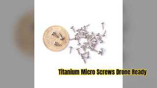 Titanium Micro Screws Drones Aerospace Fasteners
