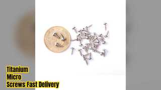 Titanium Micro Screws Drones Aerospace Fasteners